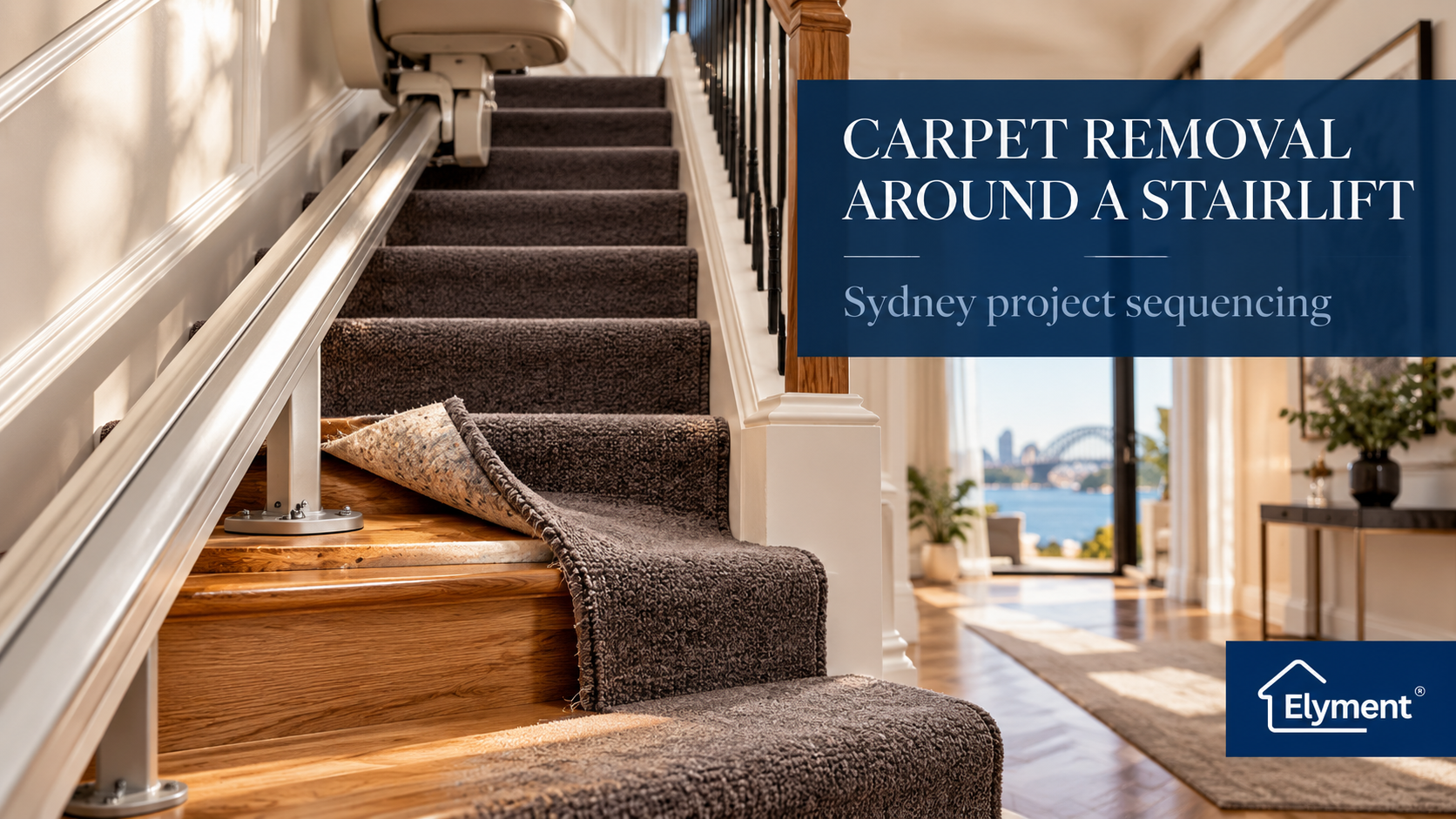 Carpet Removal Sydney With a Stairlift: Rail Removal Guide