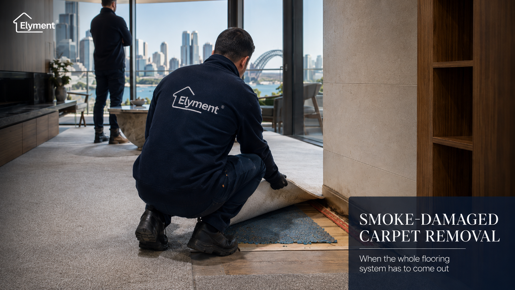 Smoke-Damaged Carpet Removal Sydney: When Must the Carpet, Underlay and Gripper Rods All Come Out?