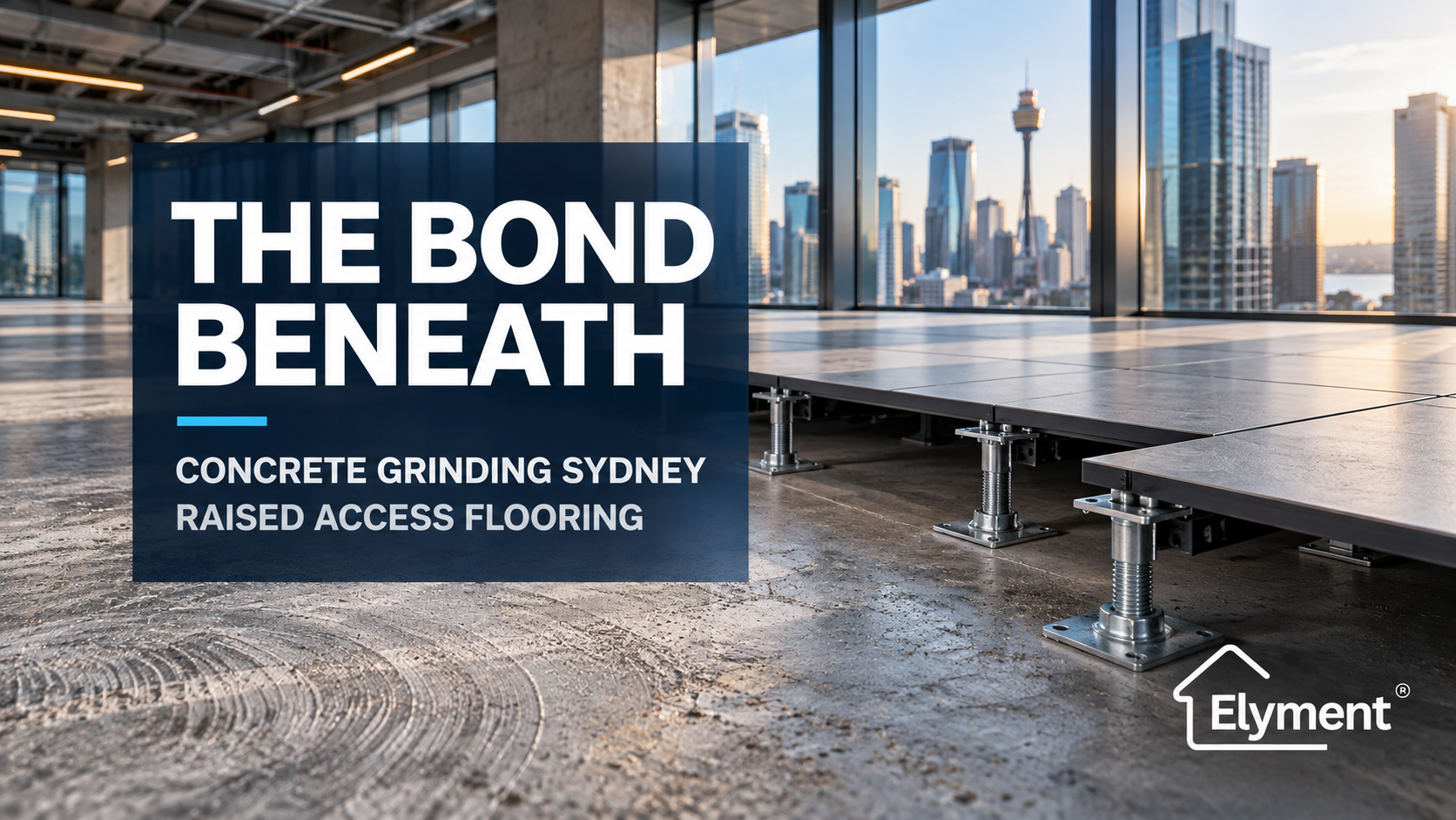Concrete Grinding Sydney: Will Raised Floor Pedestals Bond?