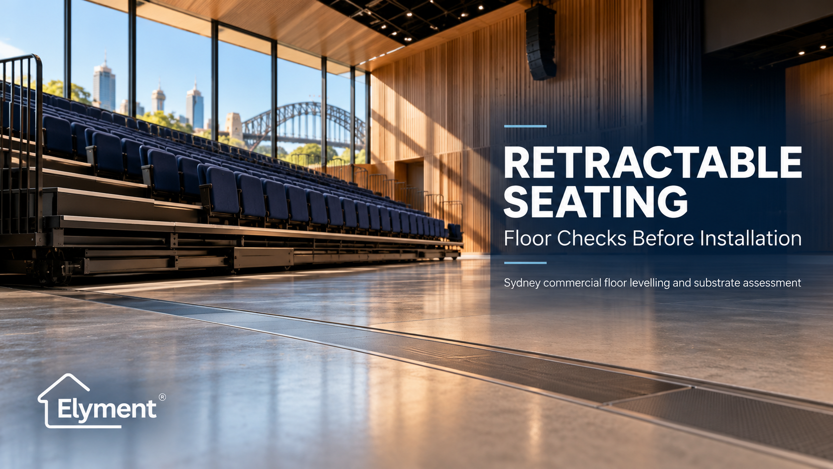 Floor Levelling Sydney for Retractable Seating: Pre-Install Checks