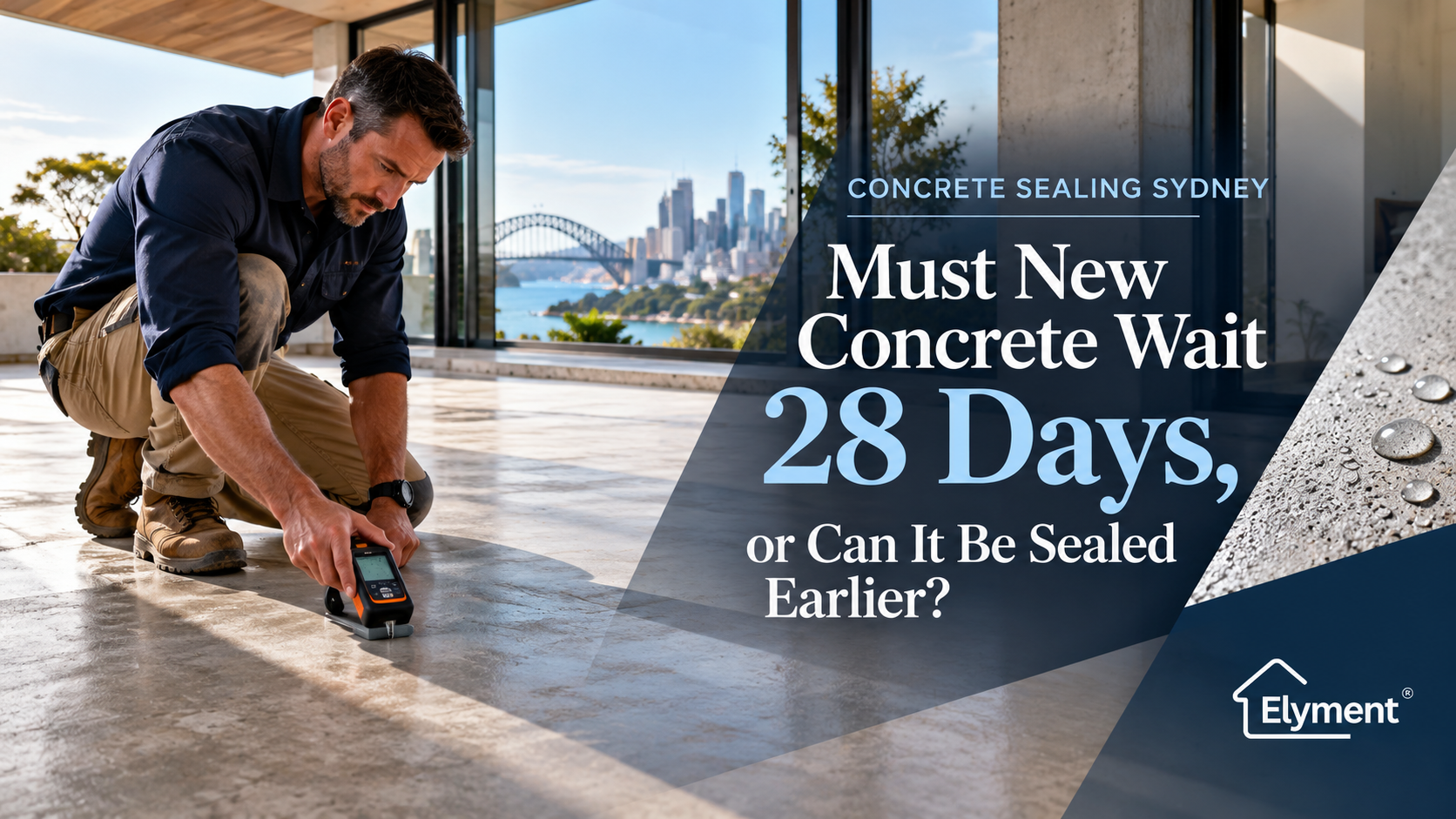 Concrete Sealing Sydney: Can You Seal Before 28 Days?