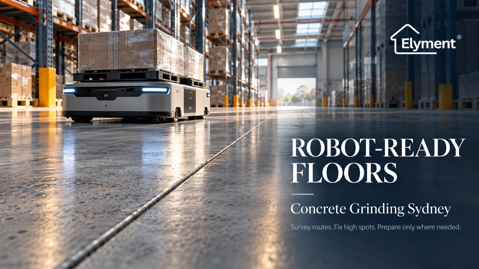 Concrete Grinding Sydney: Warehouse Robot Floor Requirements