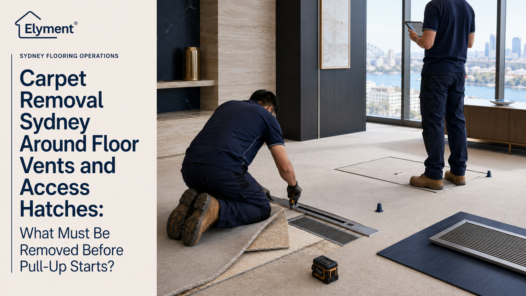 Carpet Removal Sydney Around Floor Vents and Access Hatches: What Must Be Removed Before Pull-Up Starts?