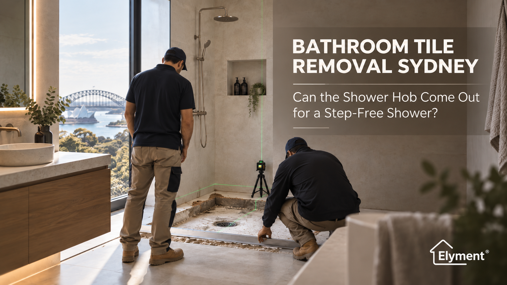 Bathroom Tile Removal Sydney: Can the Shower Hob Come Out for a Step-Free Shower?