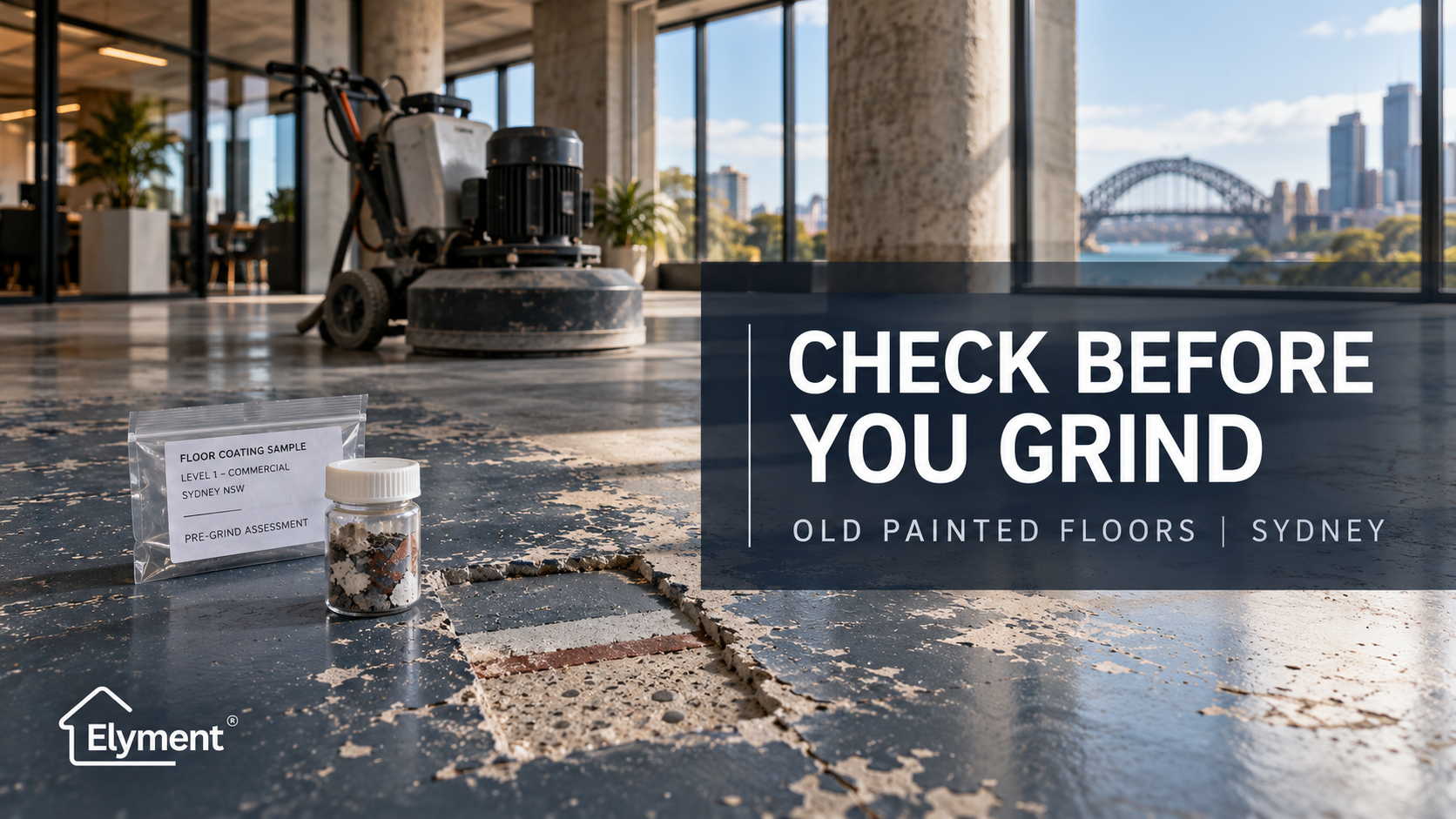 Concrete Grinding Sydney on Old Painted Floors