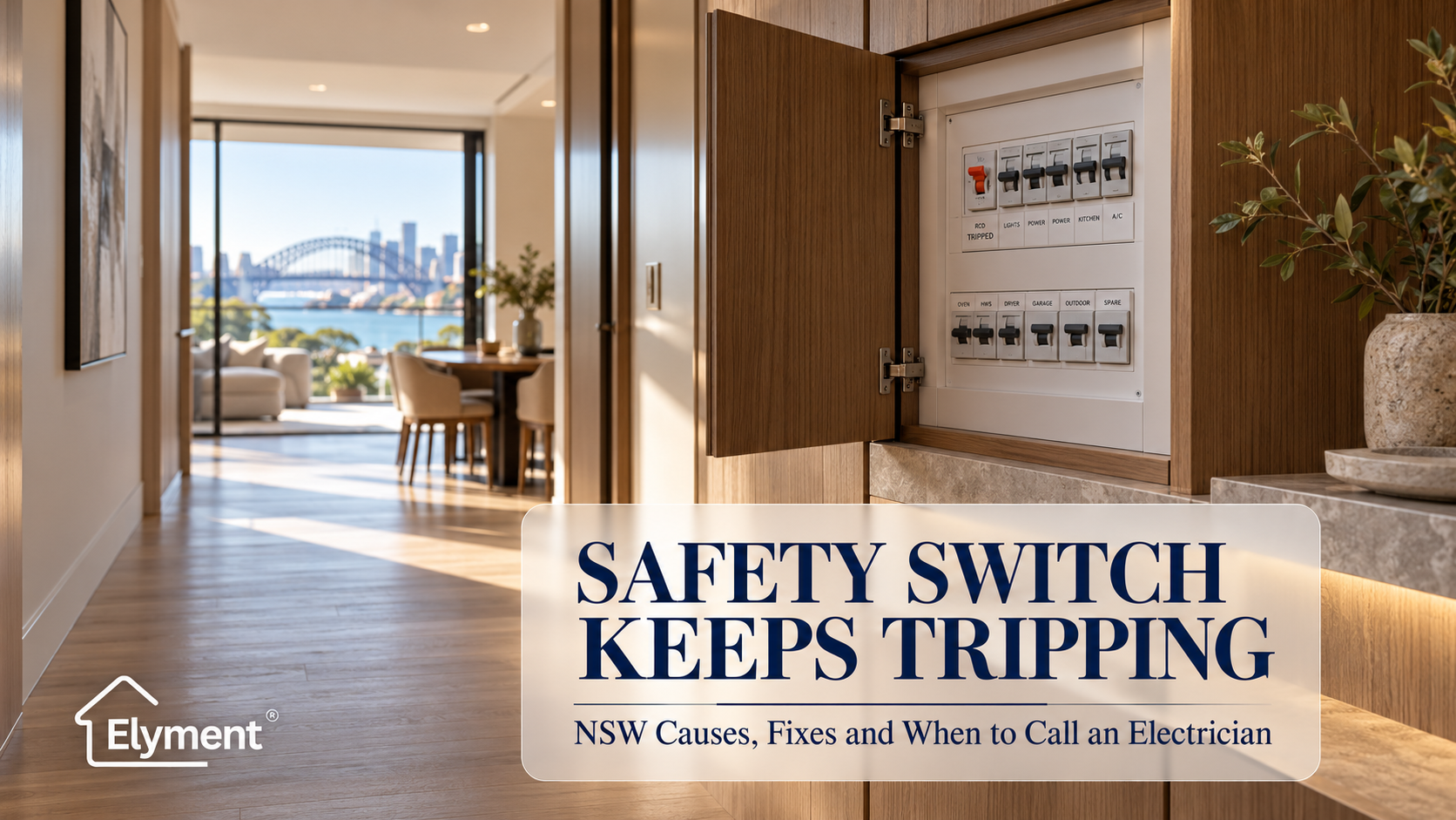 Safety Switch Keeps Tripping NSW: Causes, Fixes & Electrician
