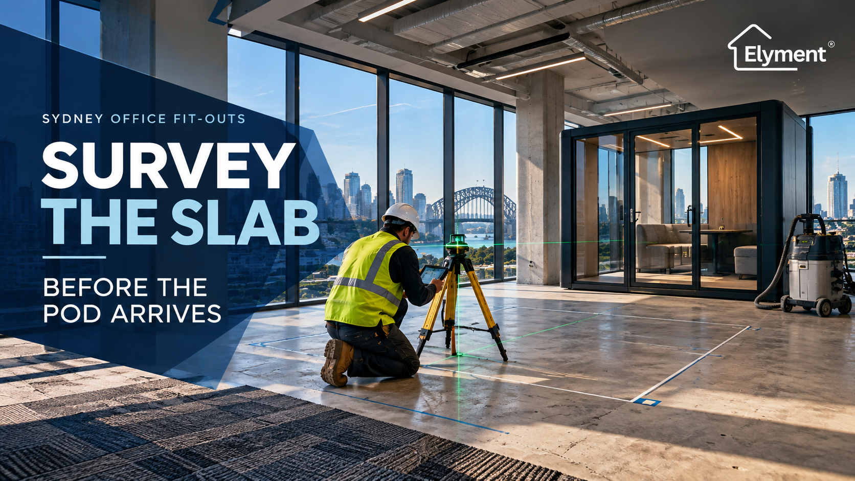 Floor Levelling Sydney for Office Pods: Survey Before Delivery