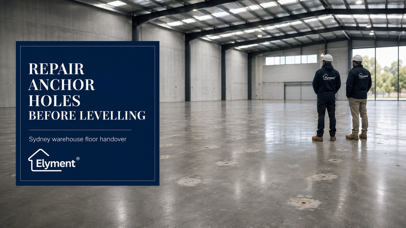 Floor Levelling Sydney After Warehouse Racking Is Removed: Must Anchor Holes Be Repaired Before Self-Levelling Compound?
