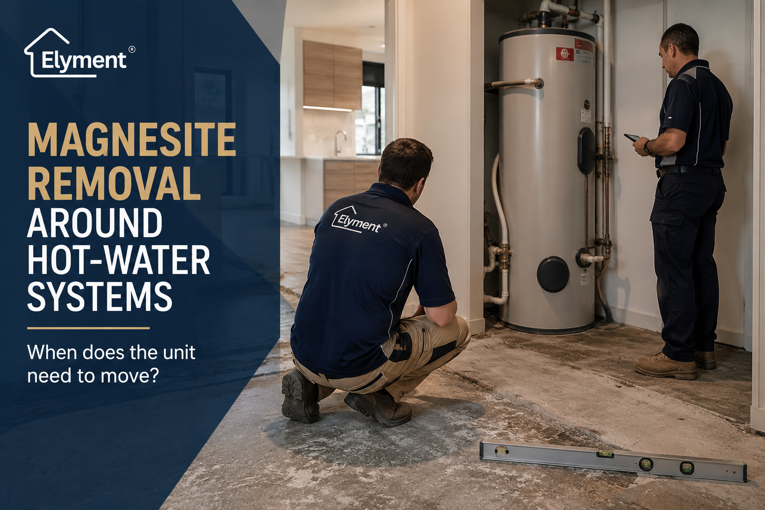 Magnesite Removal Sydney Around a Hot-Water System: Must It Be Disconnected Before the Floor Comes Out?