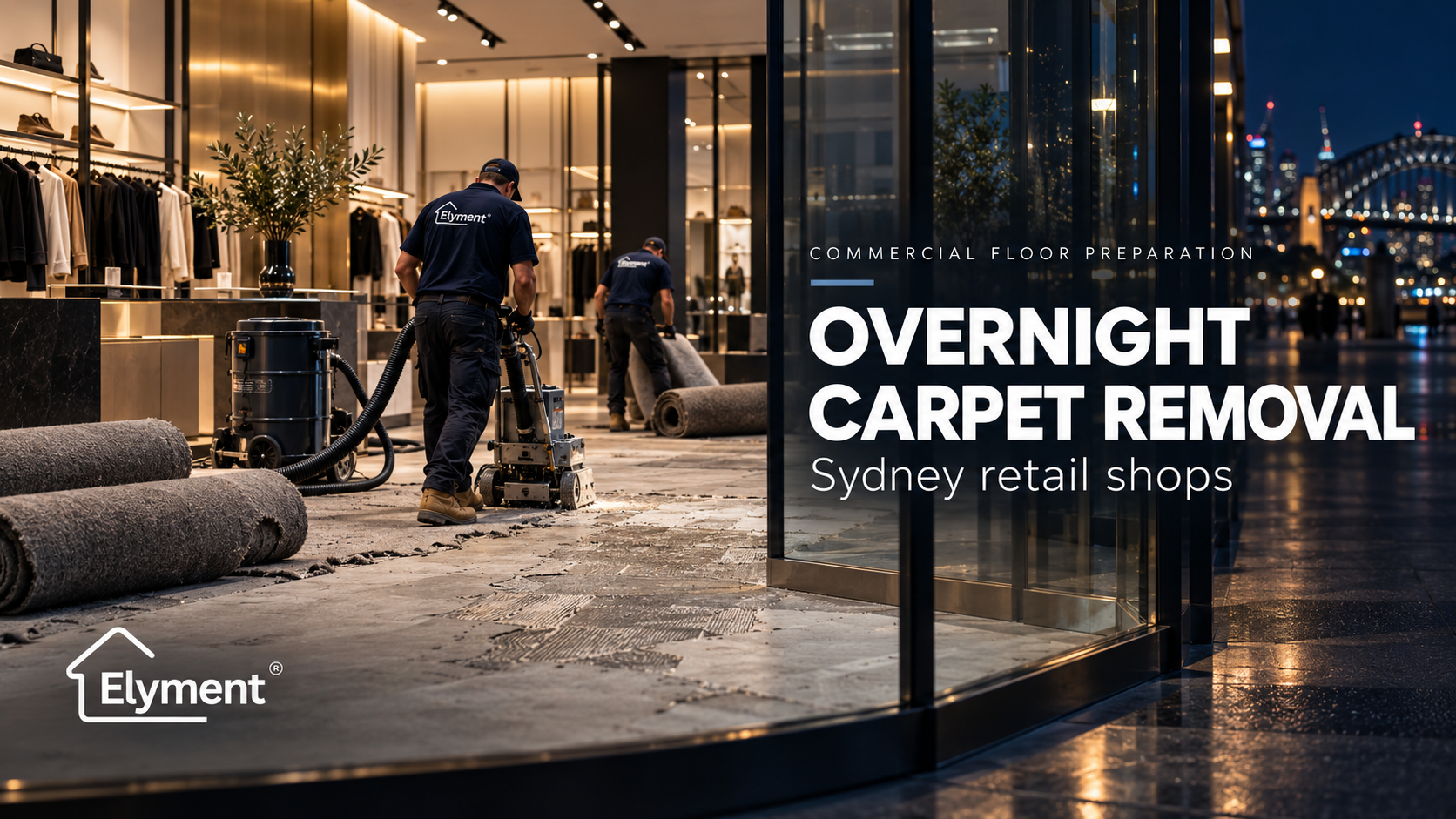 Commercial Carpet Removal Sydney: Overnight Retail Shutdown