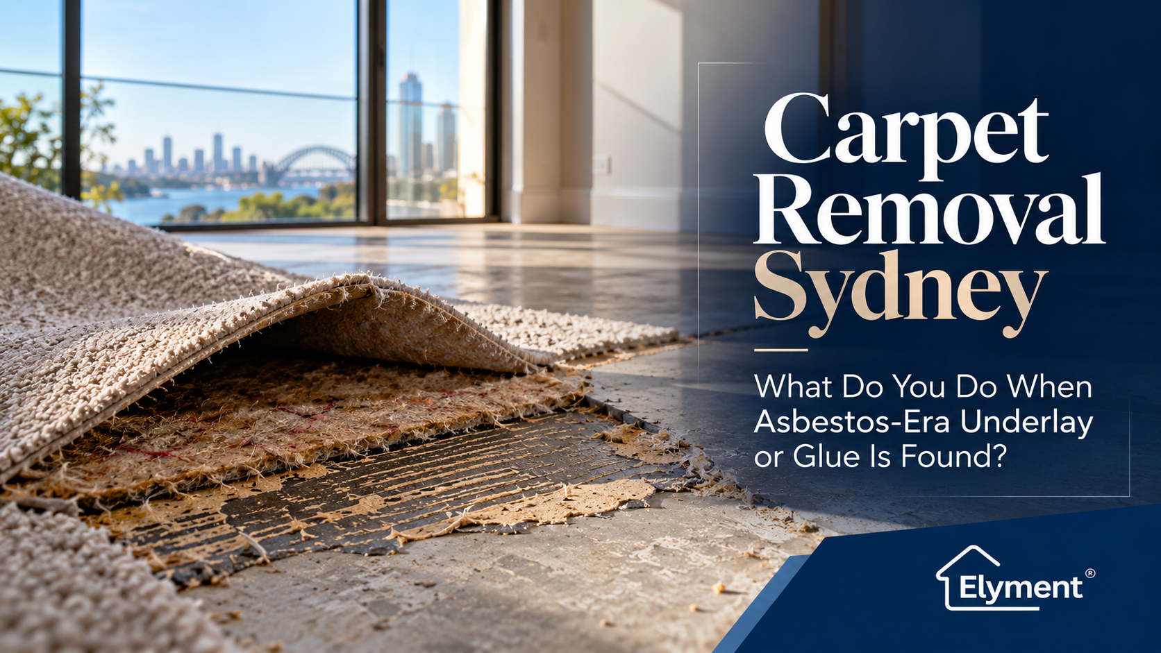 Carpet Removal Sydney: Asbestos Underlay & Glue Response Plan