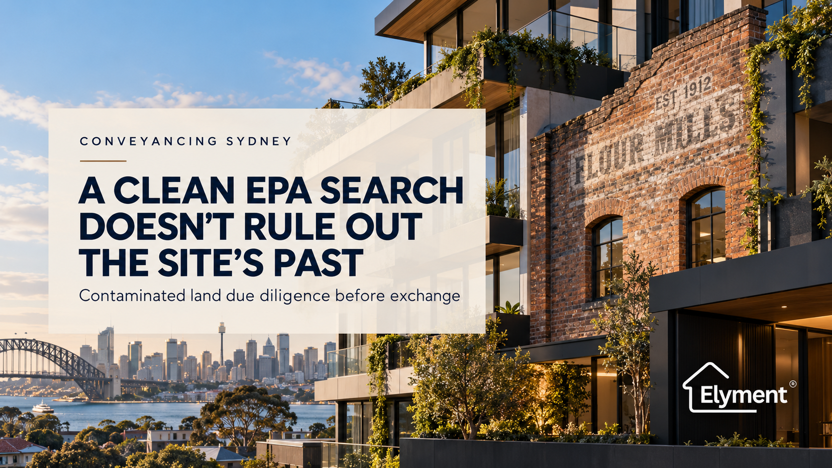 Conveyancing Sydney: Contaminated Land Search NSW & EPA Limits