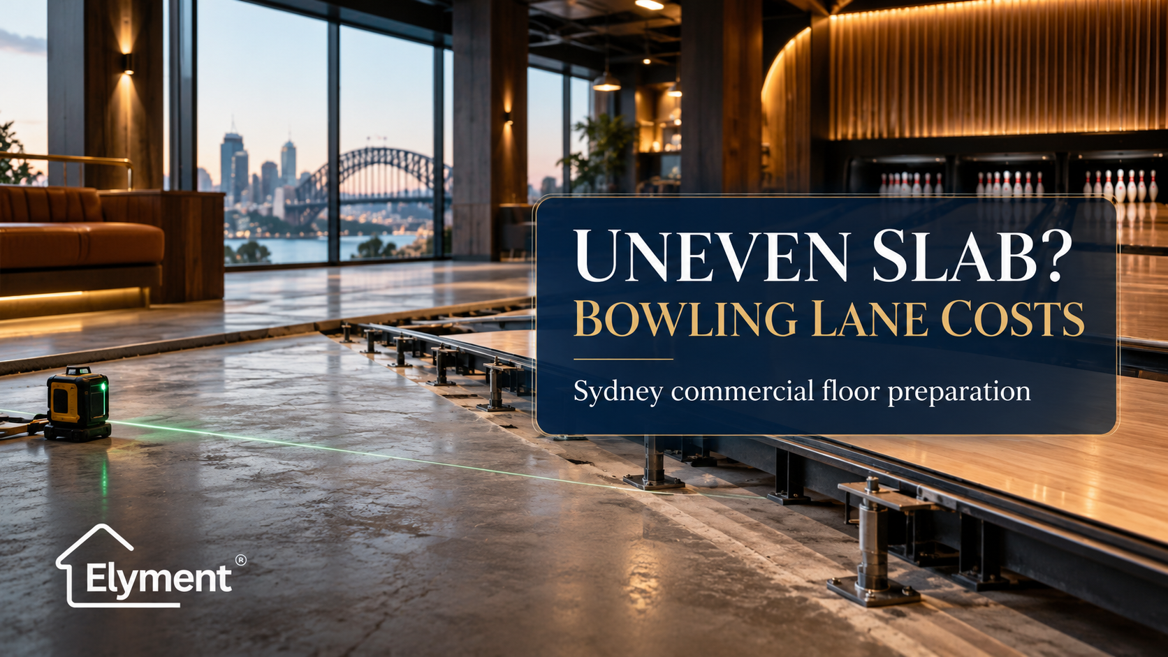 Commercial Floor Levelling Sydney: Bowling Lane Subfloor Costs