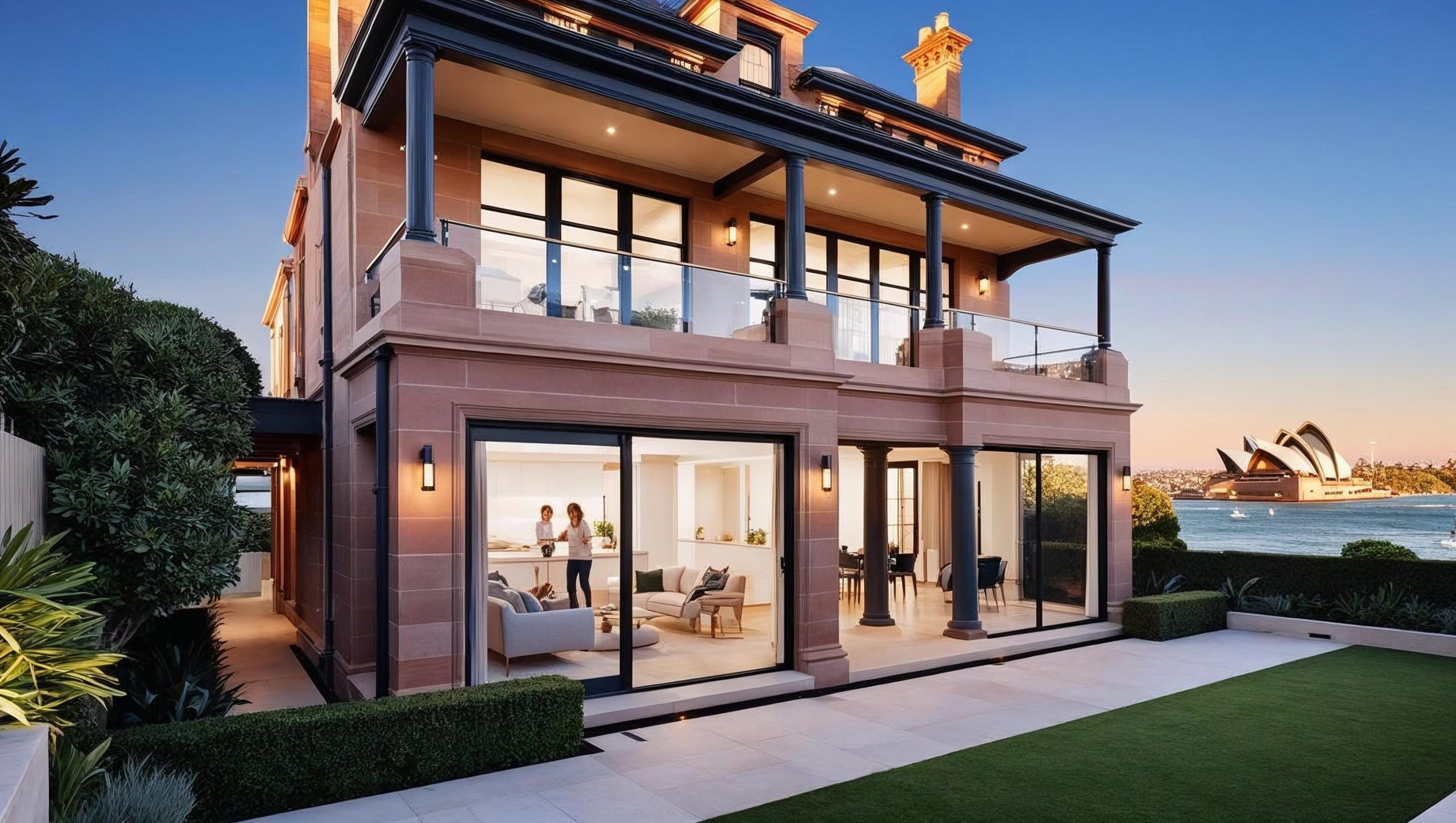 Luxury family home in Neutral Bay with Sydney Harbour views, reflecting multimillion-dollar property sales in 2025